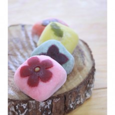 아침N 화과자꽃떡[예쁜데 맛도 좋다! 쫄깃한 떡에 달지않은 팥앙금이 쏘~옥]