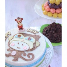 캐릭터 떡케익N 수수랑꿀떡 (상차림7호)[백일상, 돌상, 생일상차림 구매가 단한번 클릭만으로 간편하고 쉬워졌다!] ※백일, 돌상구매시 퀵&소화물배송 권장!