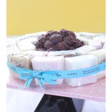 수수팥 설기케익 (상차림1호)[떡먹고 알떡먹고~ 간결한 엄마표 백일상에 딱인! 가성비좋은 수수팥떡과 백설기콤보] ※백일, 돌상구매시 퀵&소화물배송 권장!