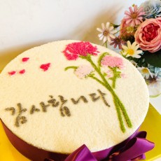 감사의 마음을전할N 감사합니다 심플떡케익