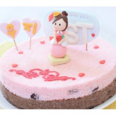 우리아이 생일날N 미소천사 공주의 예쁜떡케익