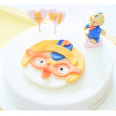 우리아이 생일날N 뽀통령 떡케익[나만의 선택! 생일파티N 캐릭터 피규어가 덤인ㅋ 꿈나무들의 캐릭터사랑 케이크]