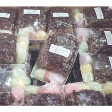 오픈식답례N 통팥시루떡과 경단콤보(20set)[포장을 다이어트하고, 깔끔한 랩포장으로 한번! 푸짐한 양으로 또한번! 감동하는 가성비 굿! 시루떡답례]