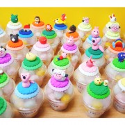 커스텀디자인 주문도 OK! [ 토이 캐릭터컵떡 ] (최소주문 // 20개부터 주문가능)