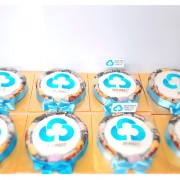 기업떡케이크도 원하는대로 맞춤디자인~! 목표달성 축하기념 [ 새마을금고 주문제작케이크 ] (전화주문)