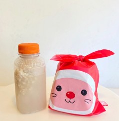 방앗간음료와 쌀로만 만든 소화가잘되는[ 100% 쌀식빵 답례 ] ( 최소구매수량 24set)